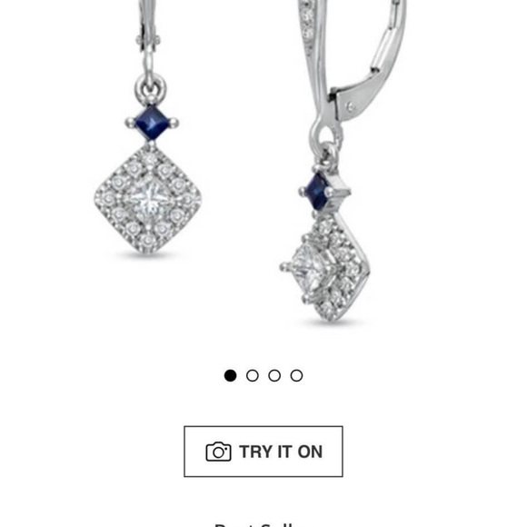 Vera wang diamond earrings - Picture 2 of 2